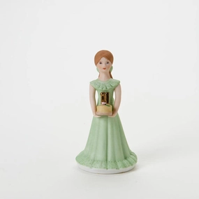 Enesco Growing Up Girls Collection Brunette Age Eleven 11 Figurine Decorative Mirror,Home Decor Mirror