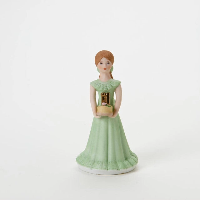 Enesco Growing Up Girls Collection Brunette Age Eleven 11 Figurine Decorative Mirror,Home Decor Mirror