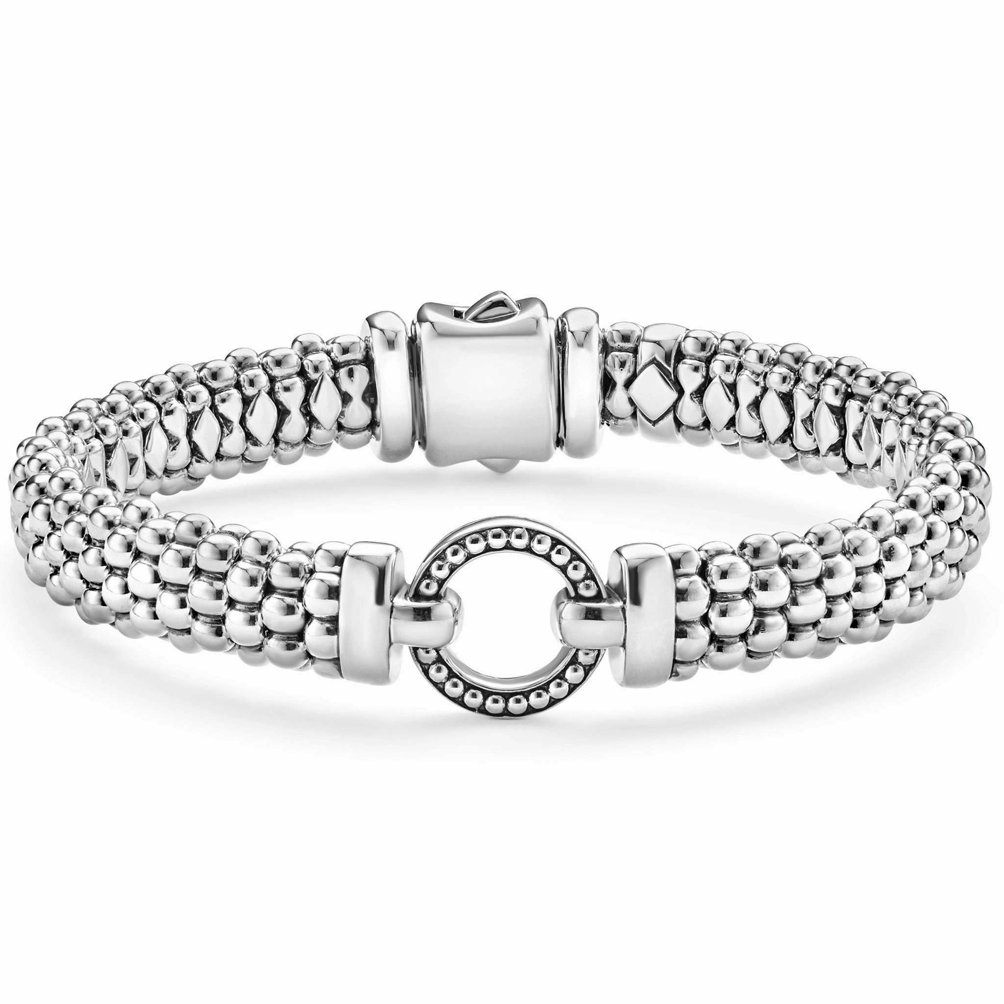 Enso Circle Caviar Bracelet | 9mm