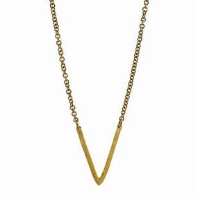 Equator Brass Necklace