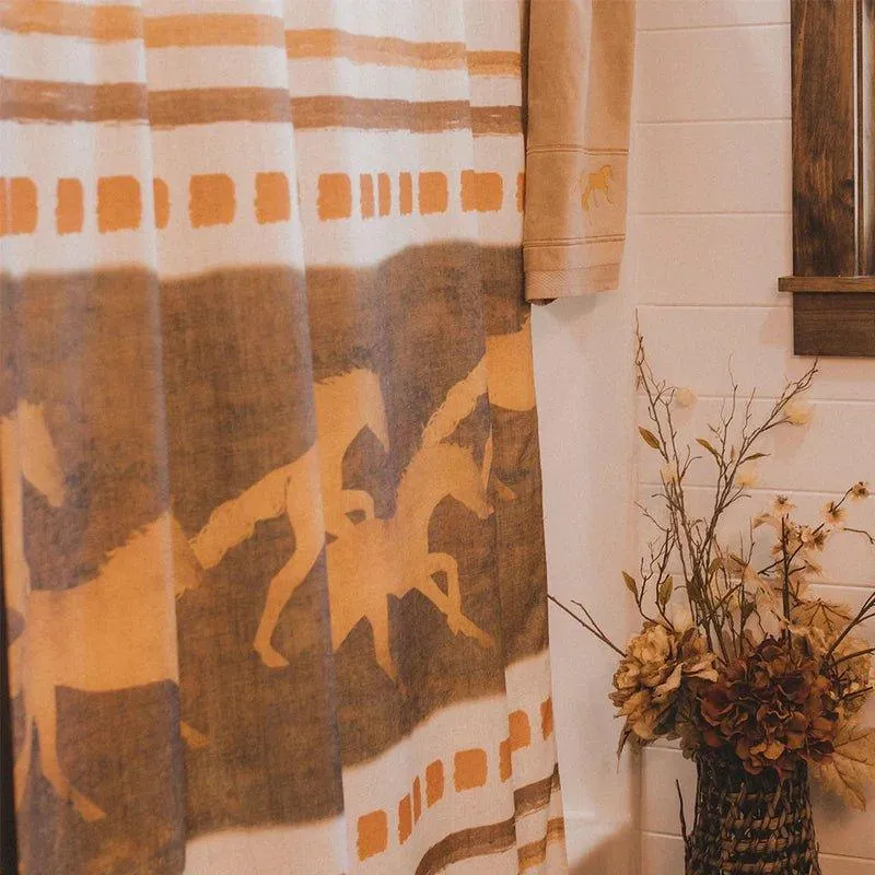 Equestrian Run Shower Curtain