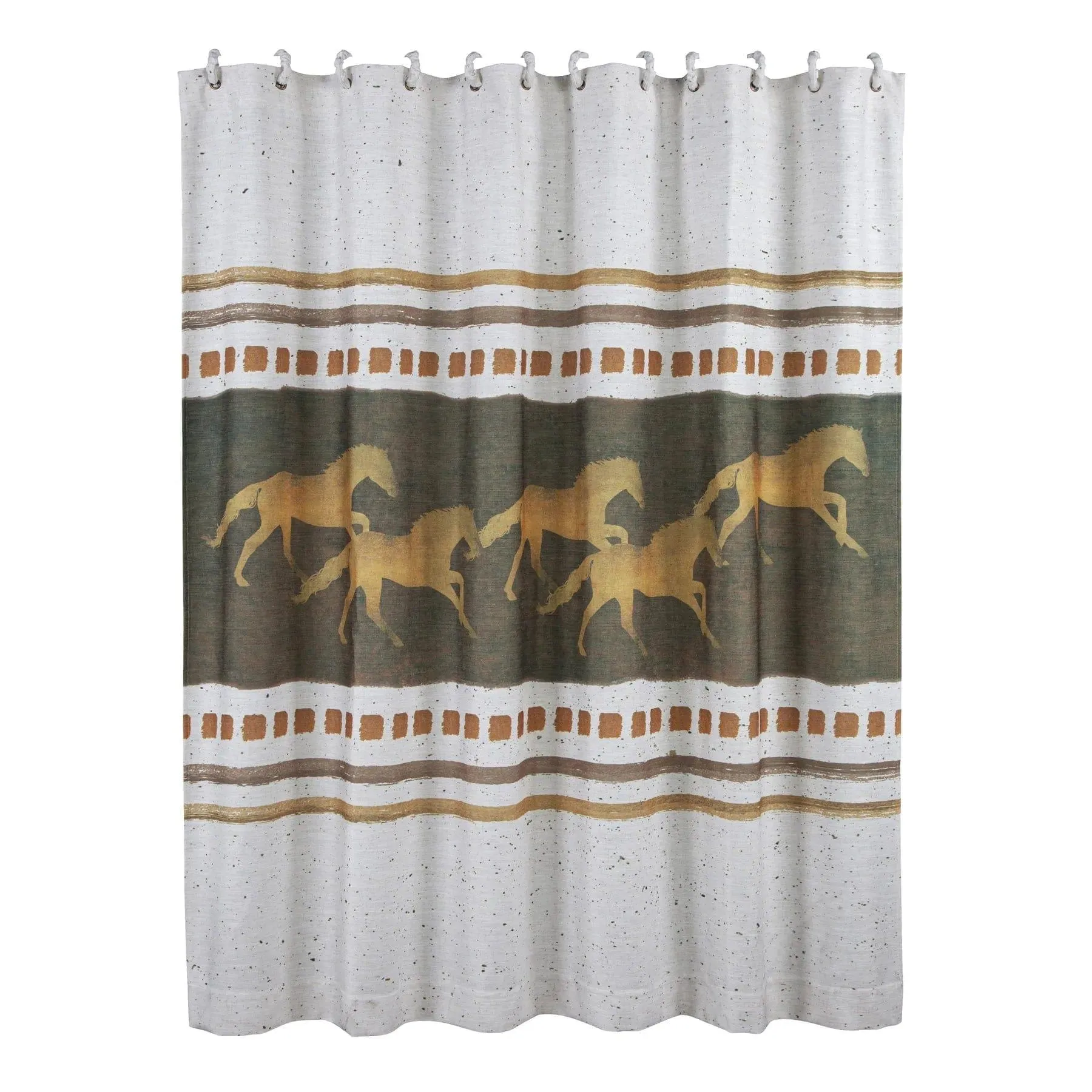 Equestrian Run Shower Curtain bathroom furniture, vanity cabinet