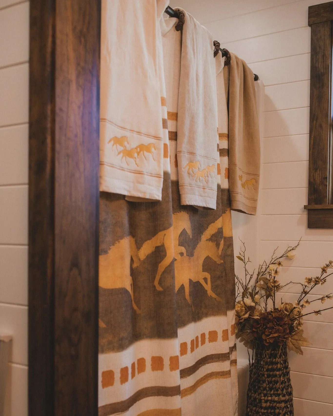 Equestrian Run Shower Curtain