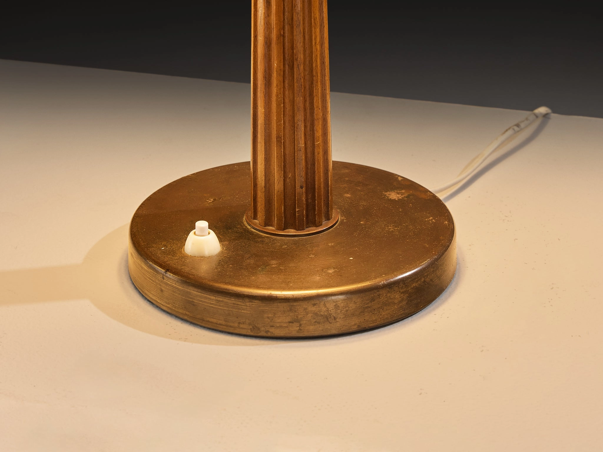 Erik Tidstrand for Nordiska Kompaniet Desk Lamp with Green Shade