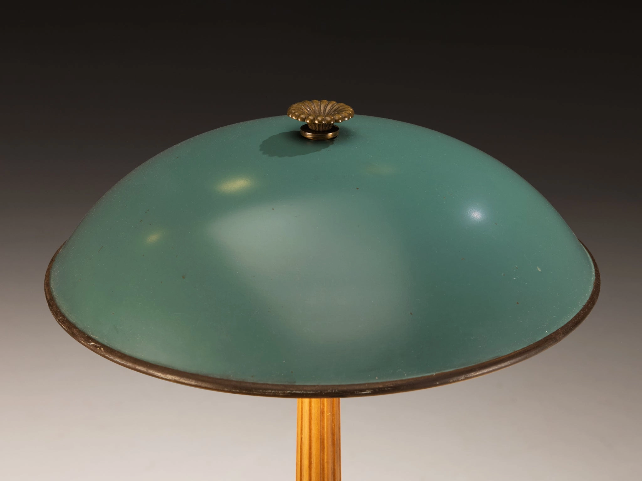 Erik Tidstrand for Nordiska Kompaniet Desk Lamp with Green Shade