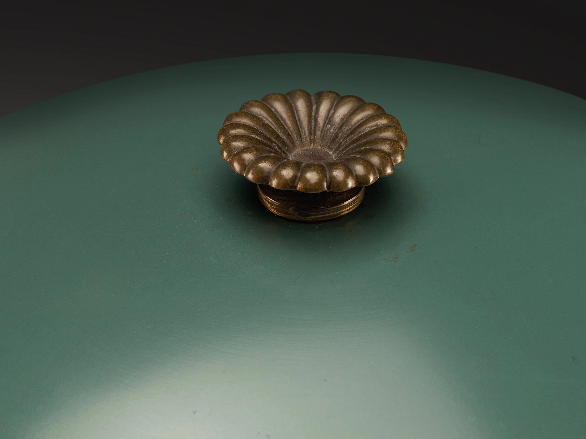 Erik Tidstrand for Nordiska Kompaniet Desk Lamp with Green Shade