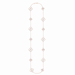 Essence 18ct Rose Gold Mother of Pearl and Diamond Necklace