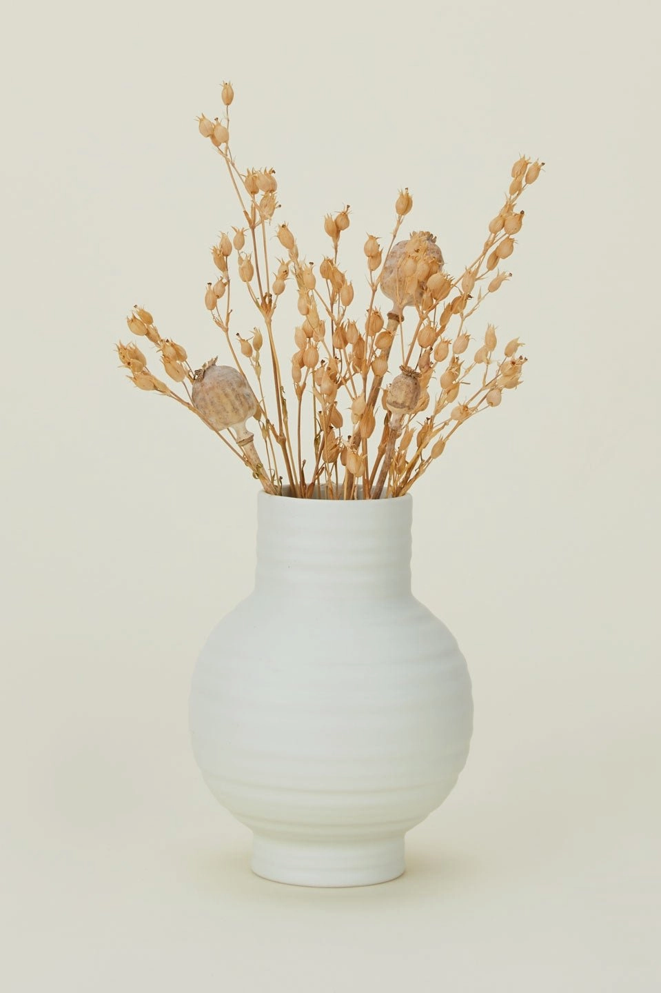Essential Bone Ceramic Vase Large
