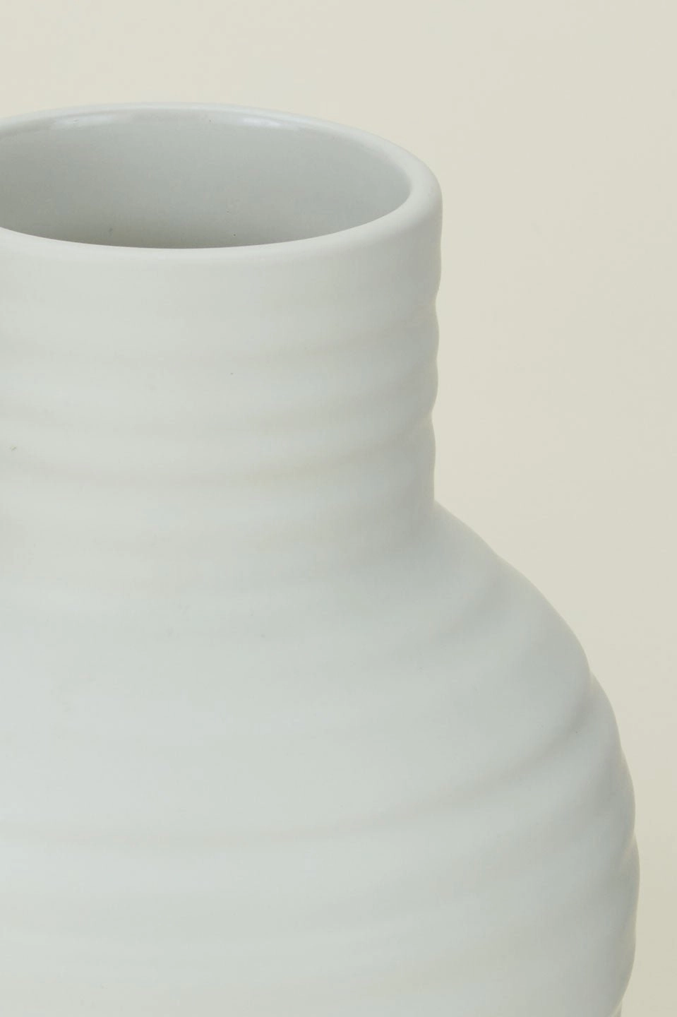 Essential Bone Ceramic Vase Large