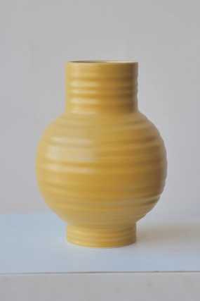 Essential Mustard Ceramic Vase Large Vase,Flower Vase