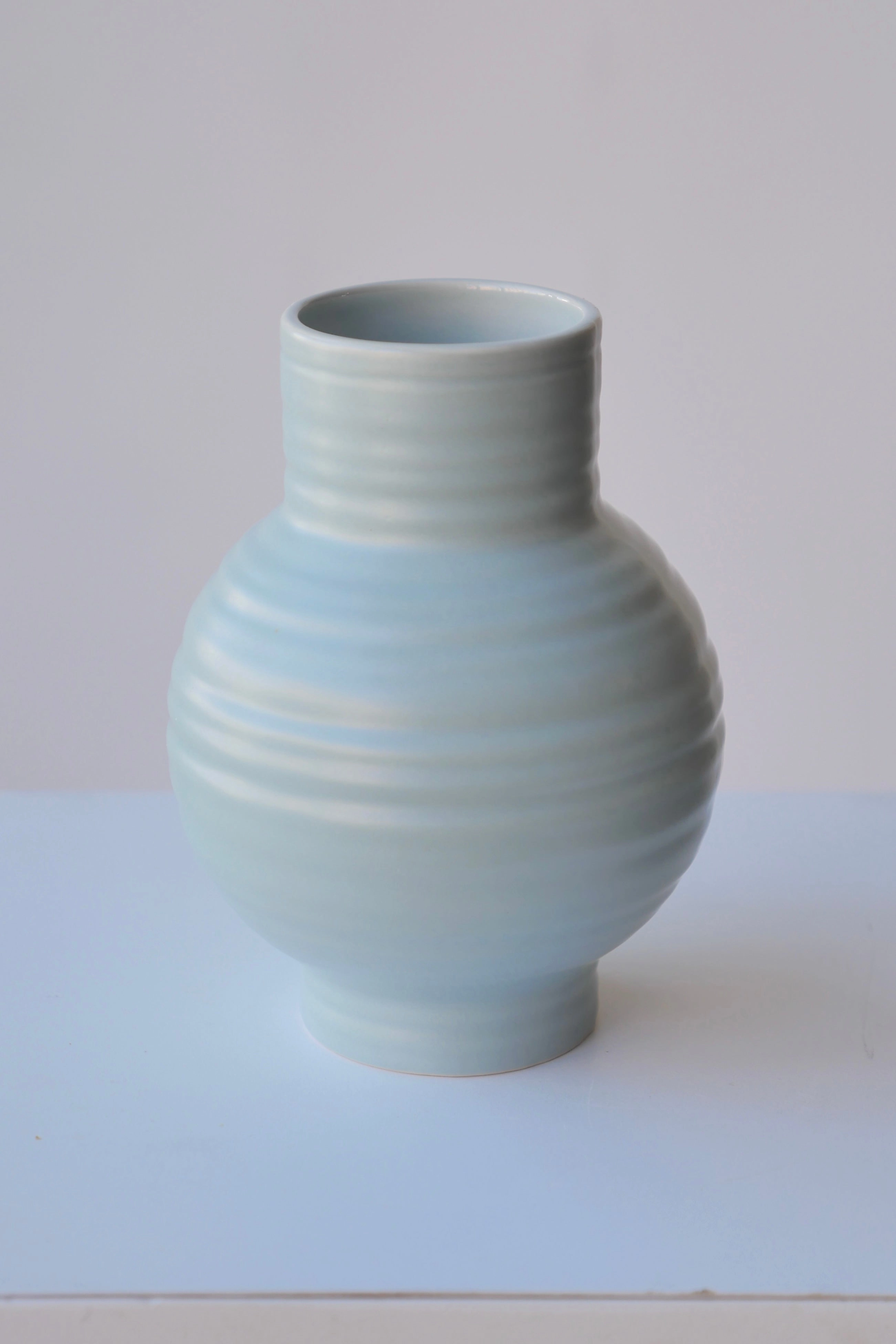 Essential Sky Ceramic Vase Small