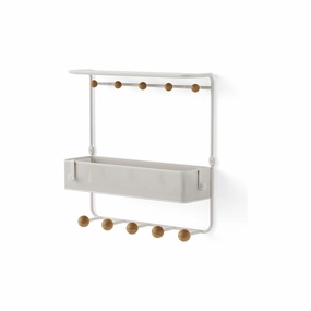Estique Shelf with Hooks Shelving,floating wall shelves