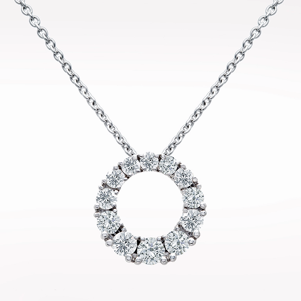 Eternal 1.10ct Diamond White Gold Necklace