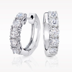 Eternal 1.20ct Diamond White Gold Earrings
