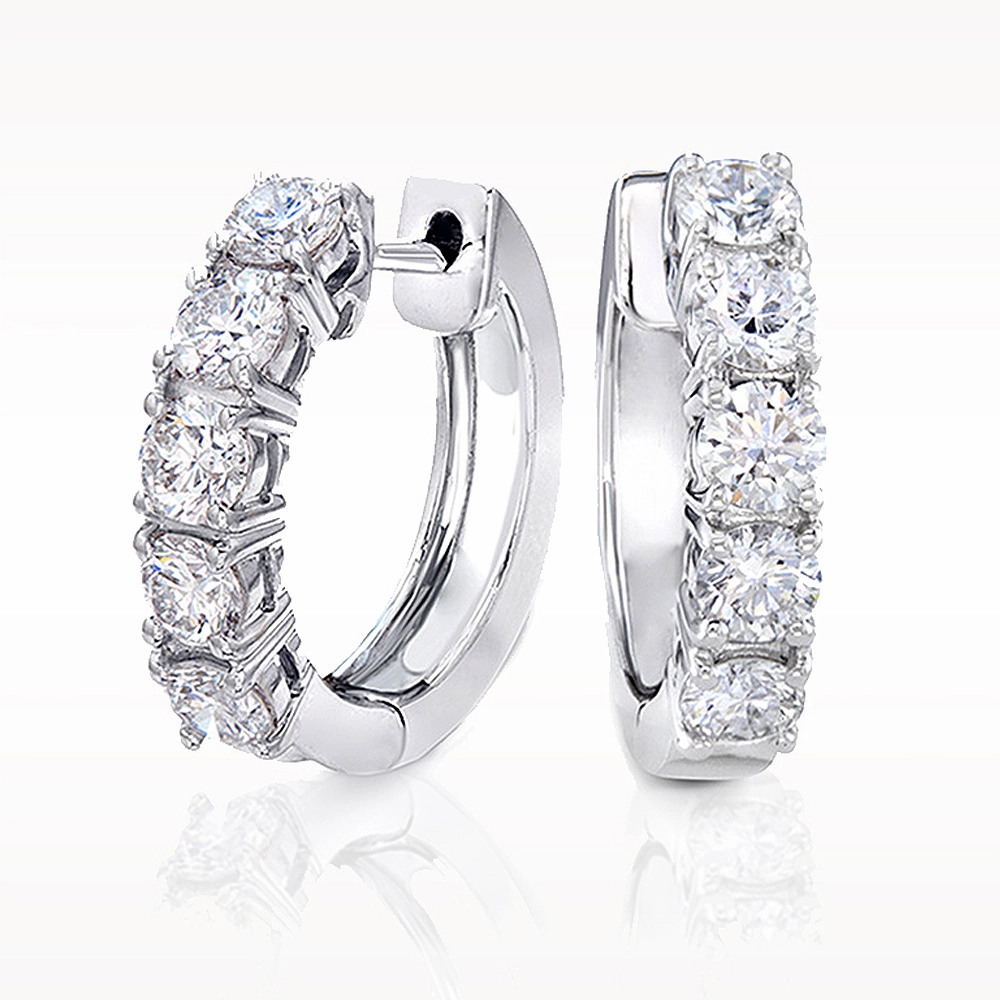 Eternal 1.20ct Diamond White Gold Earrings