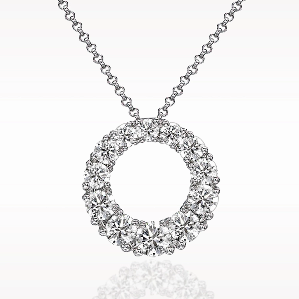 Eternal 1.75ct Diamond White Gold Necklace