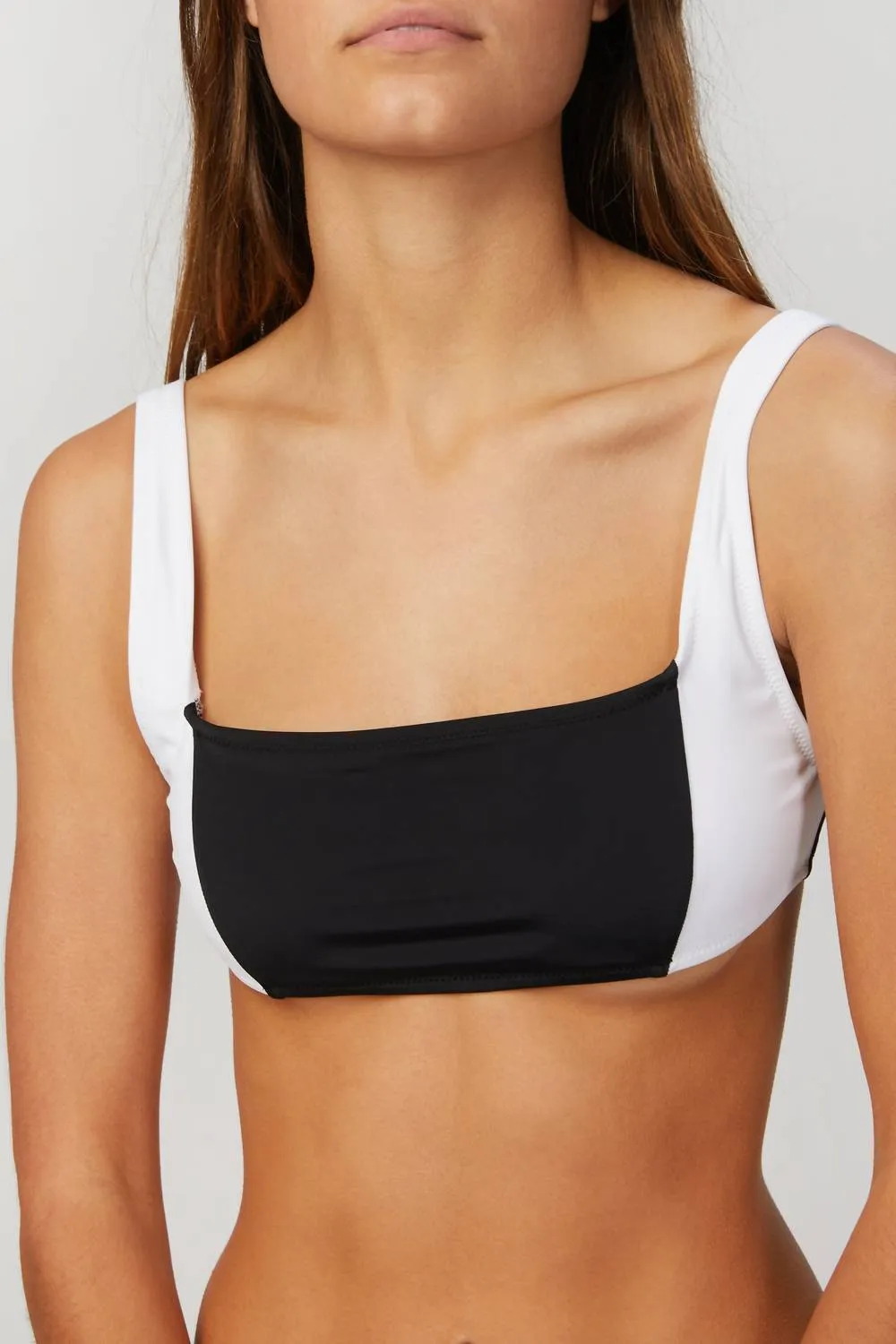 Euterpe Bikini Top In Black/white