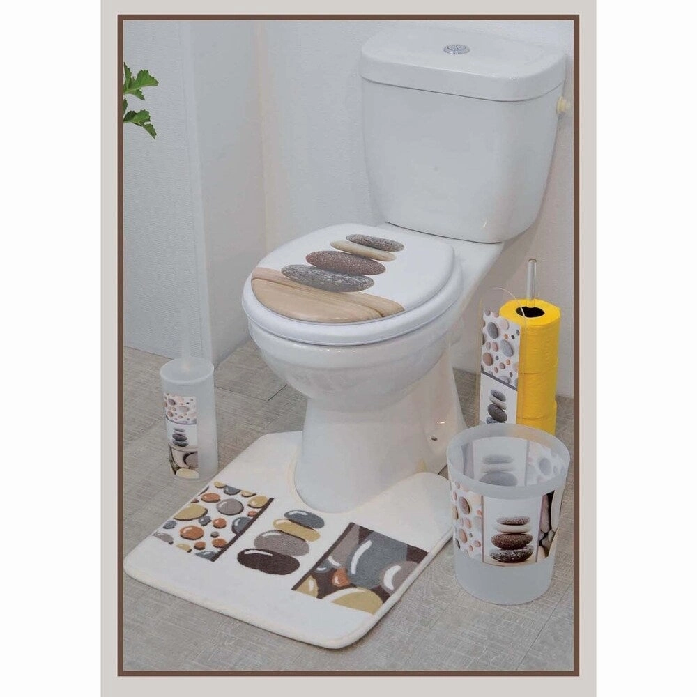 Evideco Belle Ile Toilet Bowl Brush and Holder