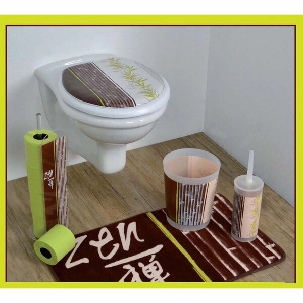 Evideco Jade Toilet Bowl Brush and Holder