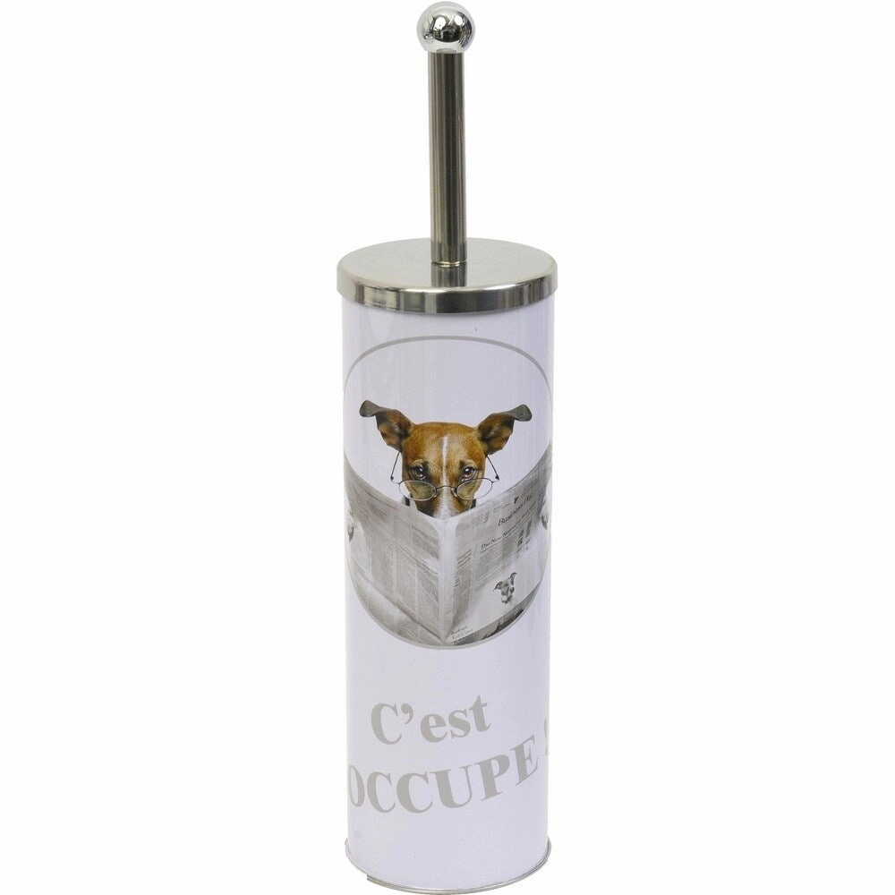 Evideco Karamel Free Standing Toilet Brush and Holder Toilet Brush,Bathroom Cleaner