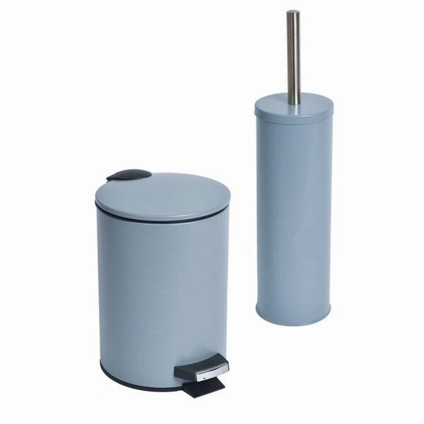 Evideco Metal Free Standing Toilet Bowl Brush and Holder