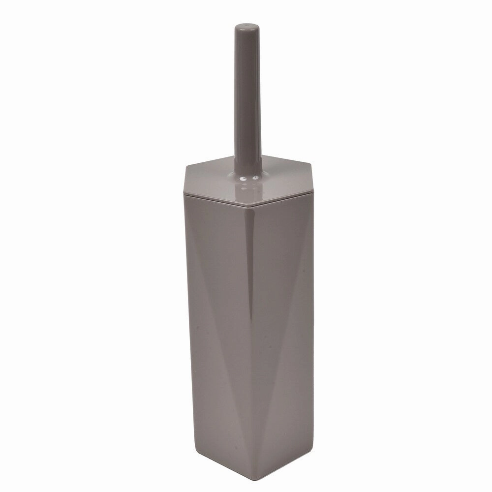 Evideco Toilet Bowl Brush and Holder Hexagonal