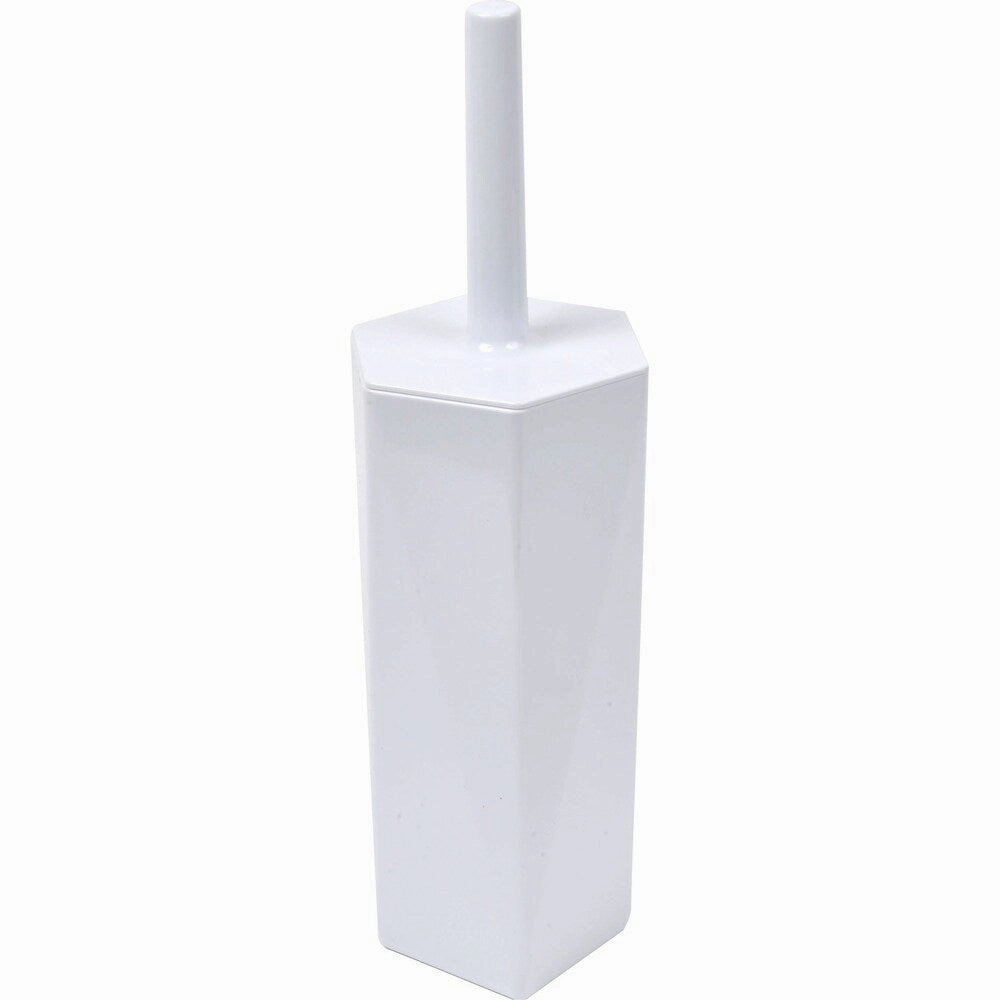 Evideco Toilet Bowl Brush and Holder Hexagonal