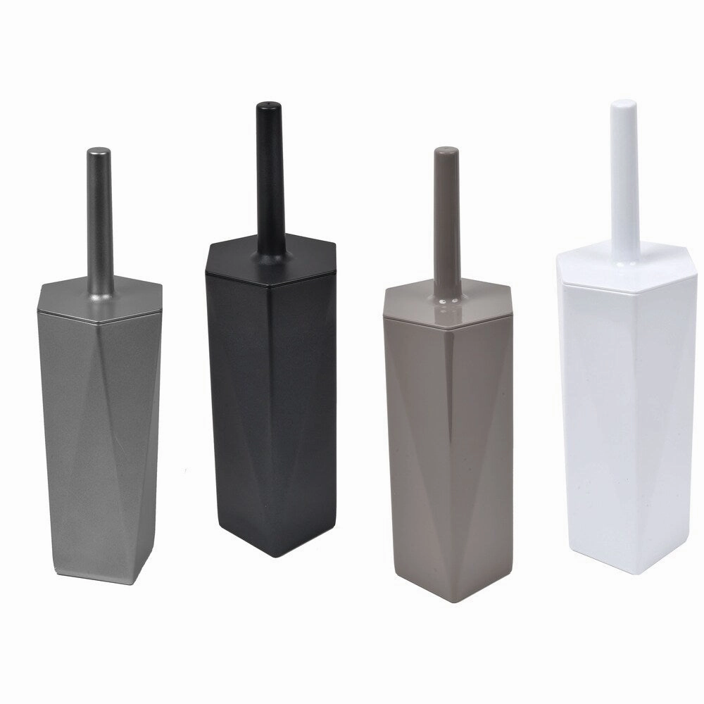 Evideco Toilet Bowl Brush and Holder Hexagonal Toilet Brush,Bathroom Cleaner