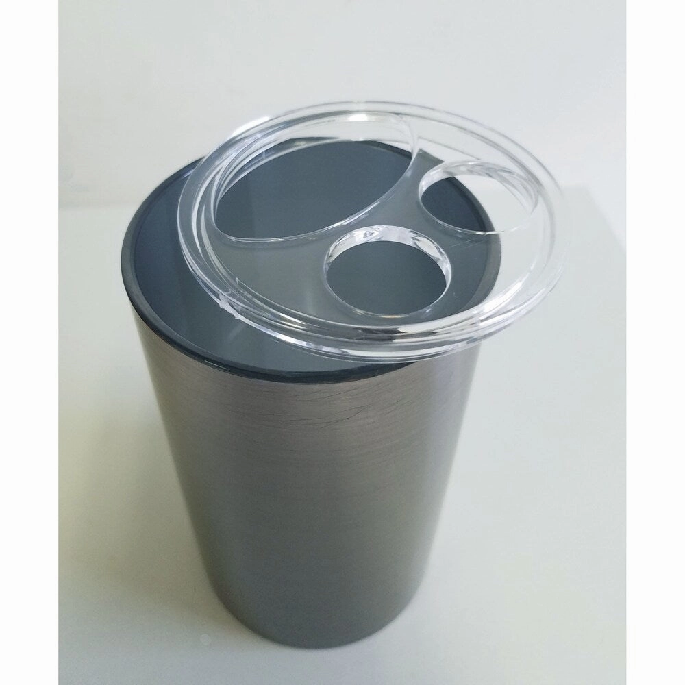 Evideco Toothbrush Holder Noumea Metal Effect
