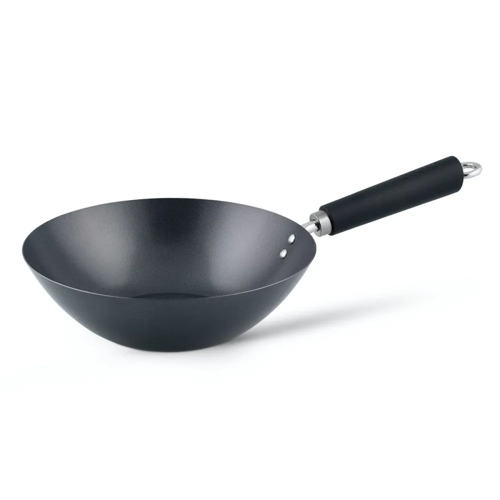 Excellence Carbon Steel Wok, 27cm