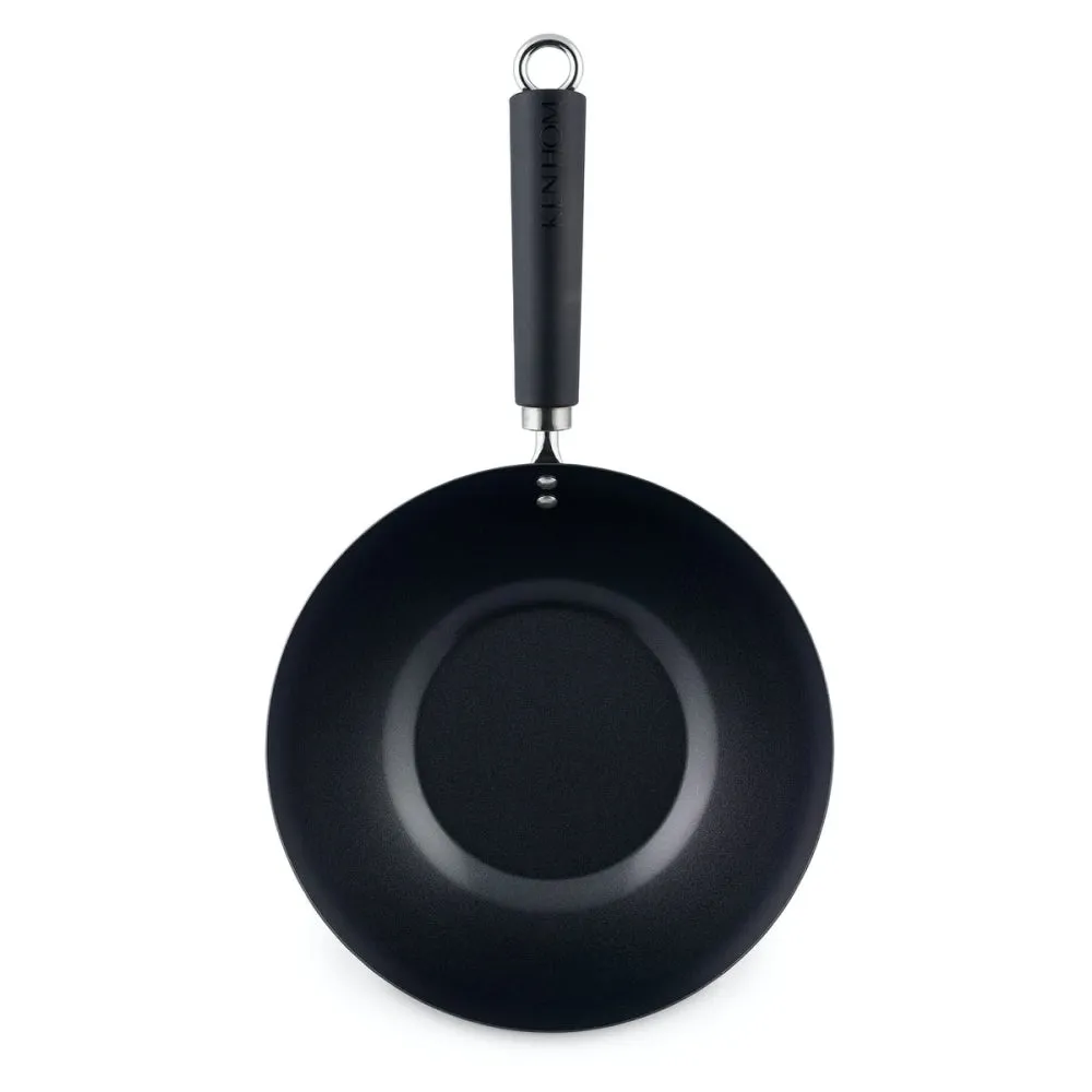 Excellence Carbon Steel Wok, 27cm