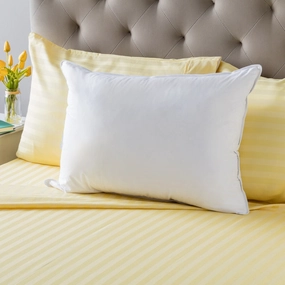 Extra Firm Cambric Cotton White Feather Pillow pillows,bed pillow,sleeping cushion