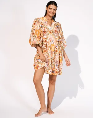 Exuberance Mini Beach Dress - Solar