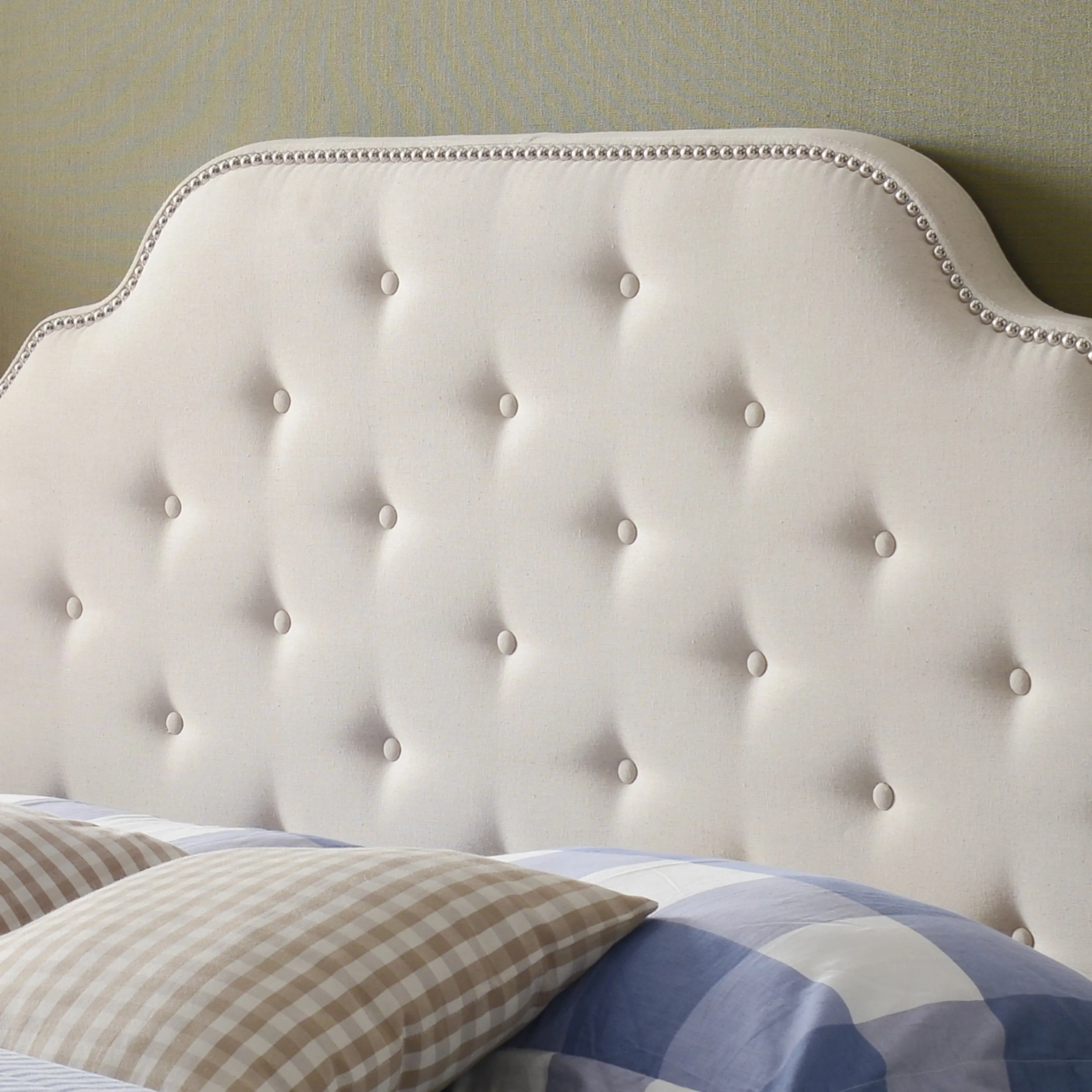 Fabric Tufted Queen/Full Headboard - NH284892