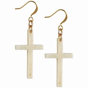 Faith Cross Earrings