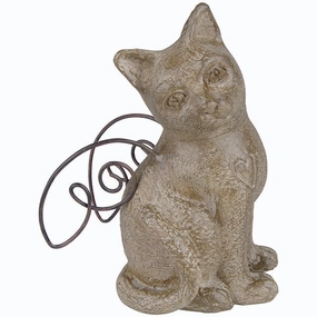 Faithful Friend Cat Angel Memorial Figurine Decorative Mirror,Home Decor Mirror