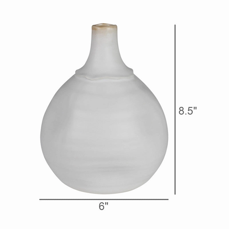 Fallon Vase, Ceramic - Round
