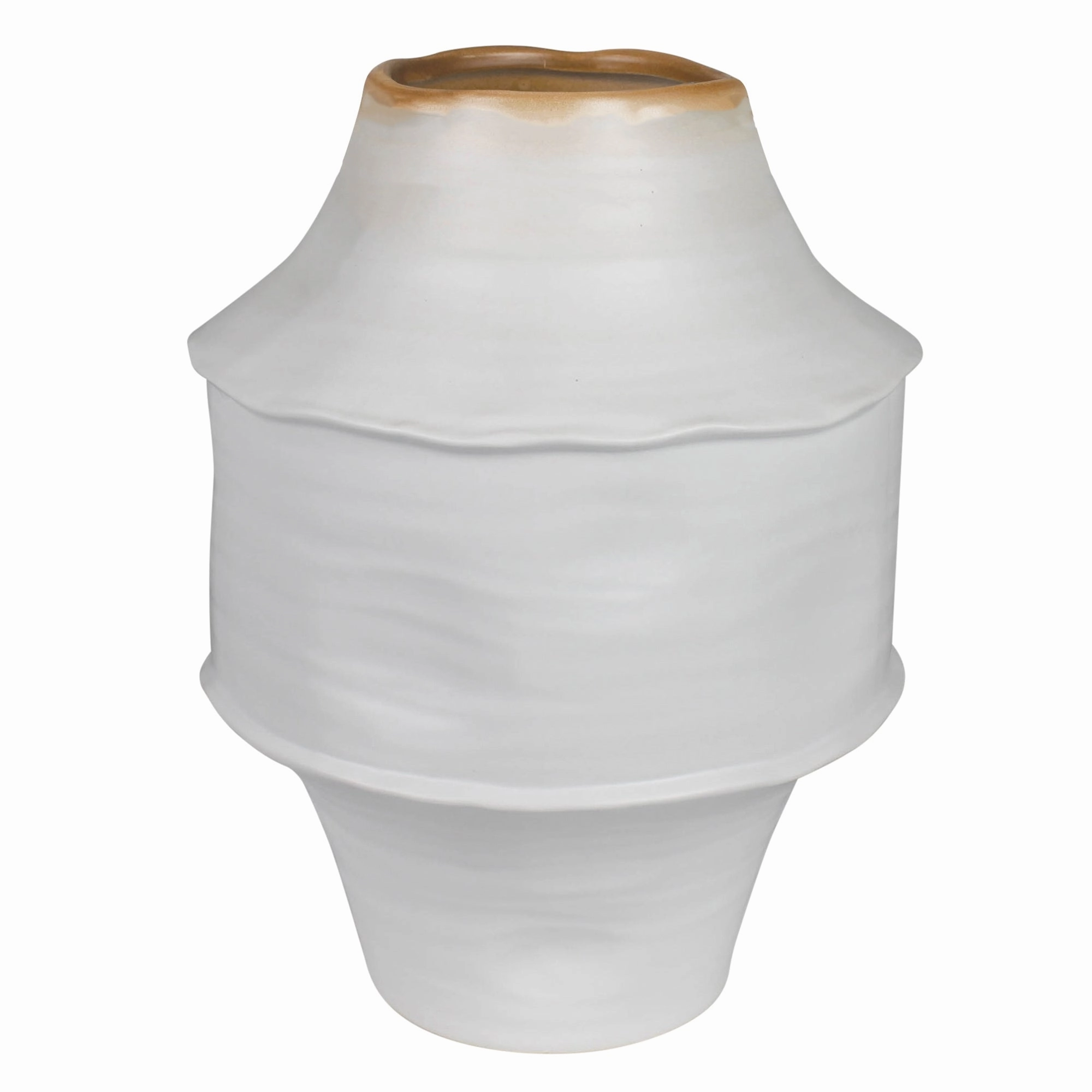 Fallon Vase, Ceramic - Wide Vase,Ceramic Vase