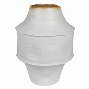 Fallon Vase, Ceramic - Wide Vase,Ceramic Vase