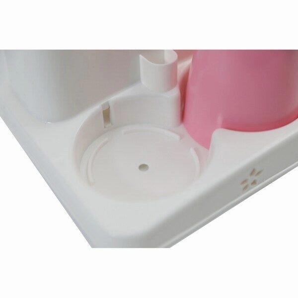 Family Size Toothbrush and Toothpaste Holder with 3 Cups