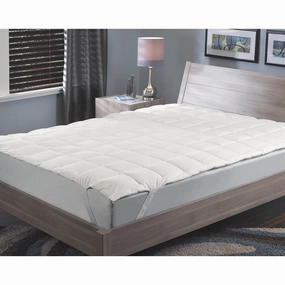 Famous Maker Prestige Comfort Protection Fiber Bed Topper mattress pads,mattress topper,bed protection