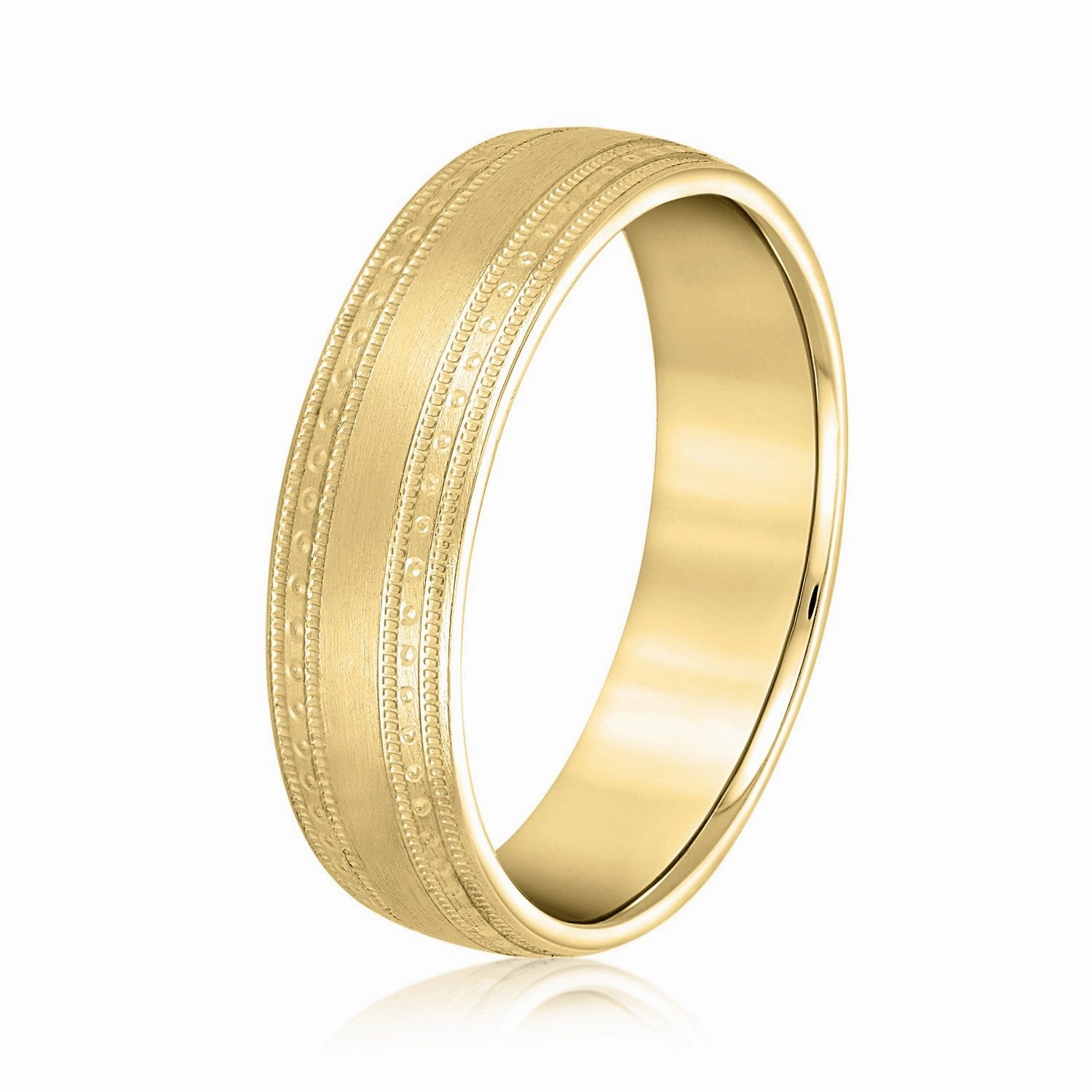 Fancy Detailed Men's Wedding Band