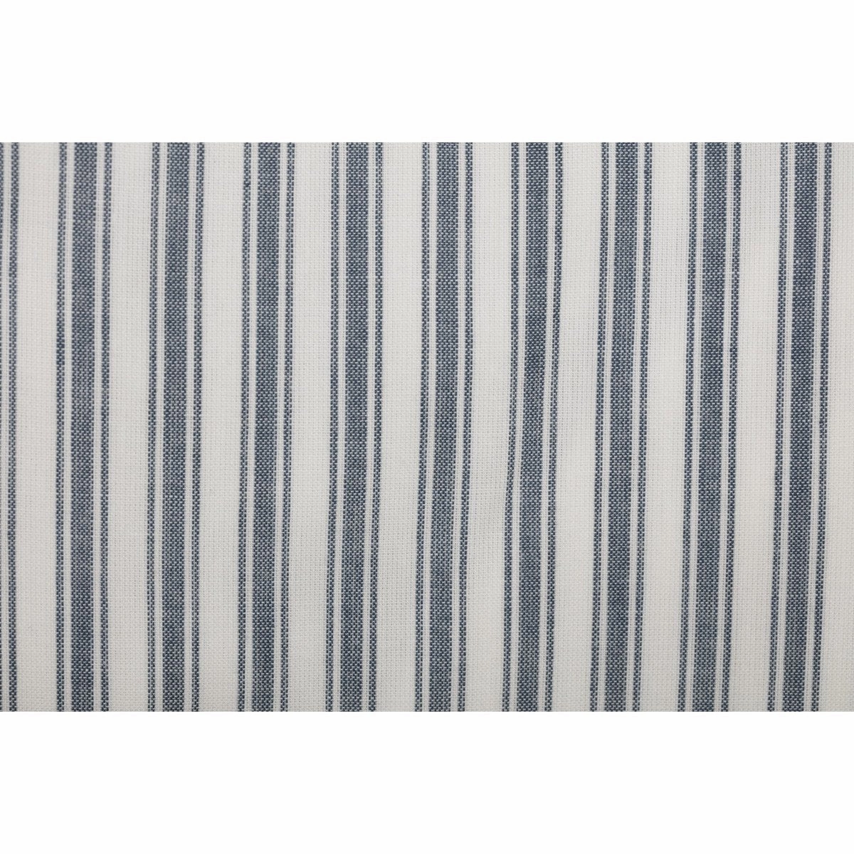 Farmstead Blue Ticking Stripe Shower Curtain