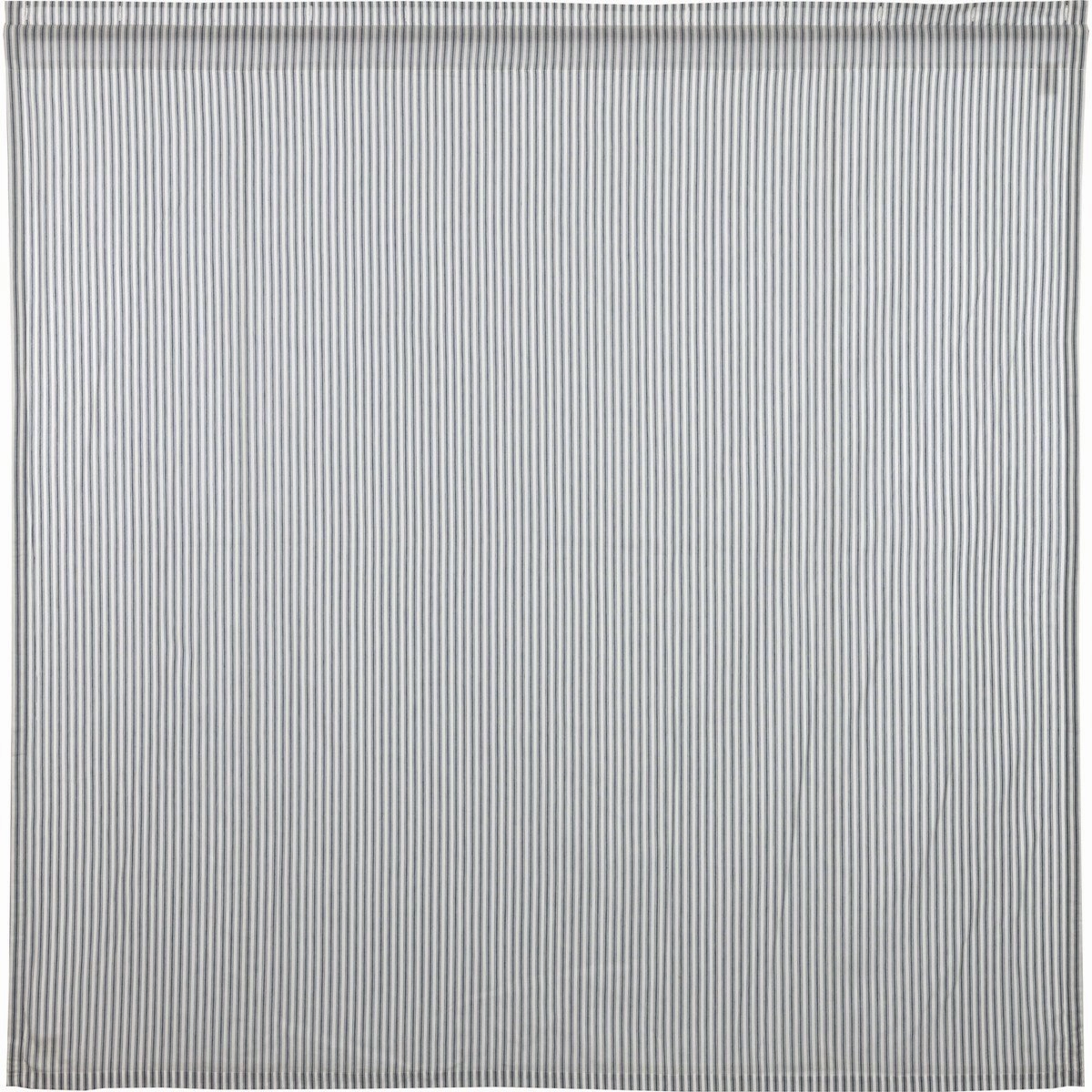 Farmstead Blue Ticking Stripe Shower Curtain
