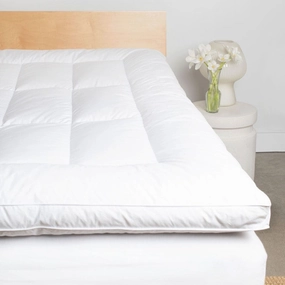 Feather & Down Plush Luxury Mattress Topper by BOKSER HOME mattress pads,mattress topper,bed protection