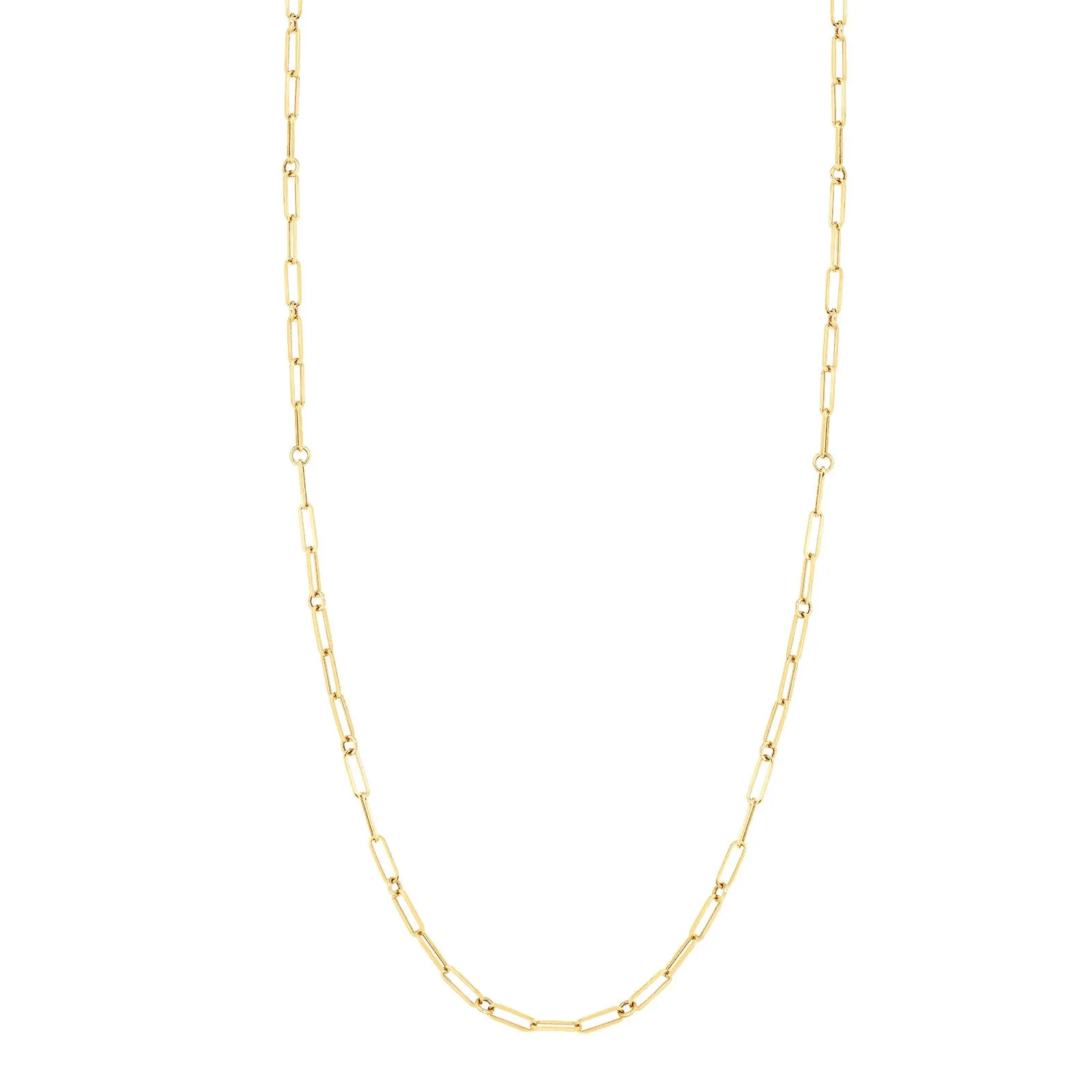 Fine Link Paperclip Chain (22 inches)