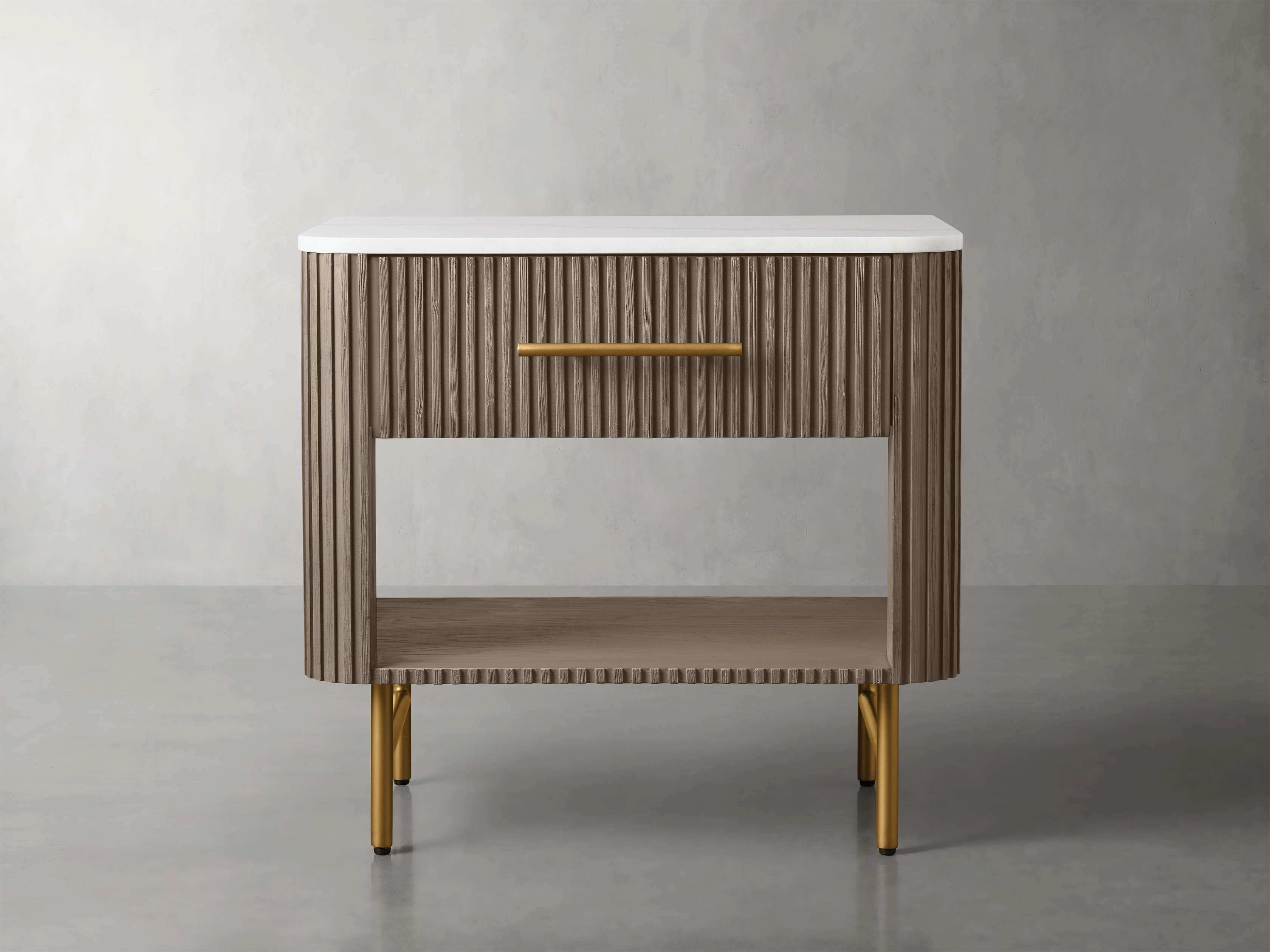 Finnley Open Nightstand Nightstands,modern bedside table