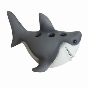Fish N Sharks Great White Toothbrush Holder Toothbrush Holder,Bathroom Organizer