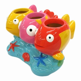 Fish Tails Toothbrush Holder Toothbrush Holder,Bathroom Organizer
