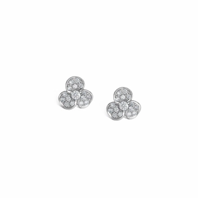Flora 0.34ct Diamond White Gold Earrings